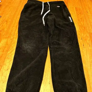 Champion 블랙 스웨트 팬츠 XLARGE