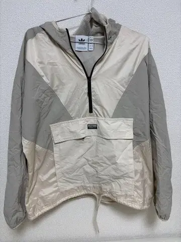 adidas 하프 지퍼 나일론 후드티 윈드 브레이커