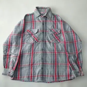 wear guard 70s 플란넬 셔츠 배색 빈티지