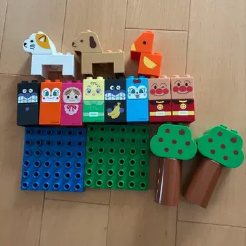 호빵맨 동물 캐릭터 블록 세트 새상품급 소독 완료