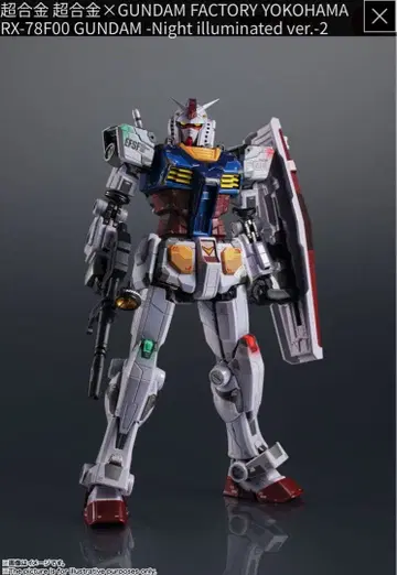 RX-78F00 GUNDAM Night illuminated ver.