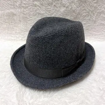 [ 미사용 ] 중절모 Tomi Hat 우에다토미 상점 그레이 계열