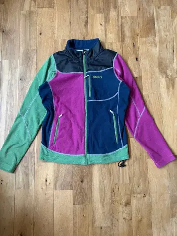 레어 Marmot 마모트 자켓 플리스 나일론 블루종 M