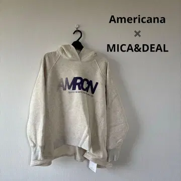 새상품 Americana MICA&DEAL 그레이 후드티