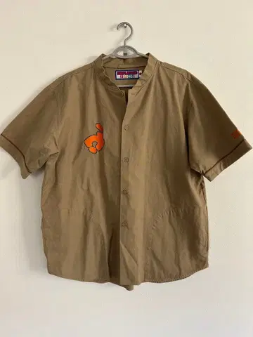 DEPLETED 베이지 반팔 셔츠 사이즈 L