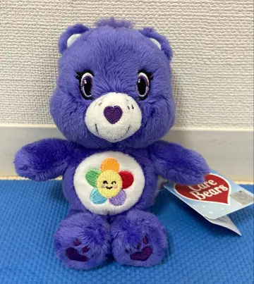 미사용 케어베어 키링 퍼플