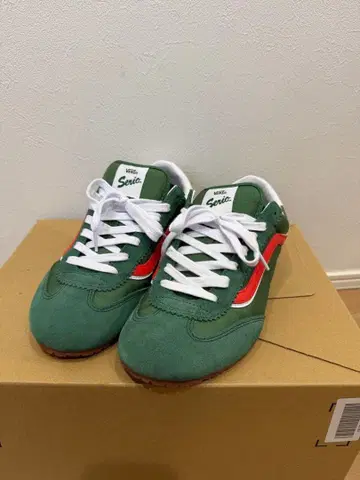 VANS 슈퍼 로우프로 슈퍼 로프 27cm 그린