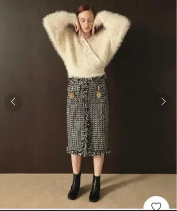 릴리 브라운 [ Candy Stock ] 트위드 스커트