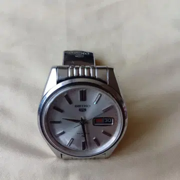 SEIKO 자동 와인딩 시계 실버 다이얼
