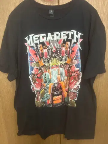 밴딩 T셔츠 메가데스 Megadeth