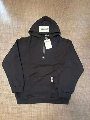 질 샌더 블랙 후드티