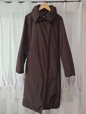 NEWYORKER 브라운 롱 다운 자켓