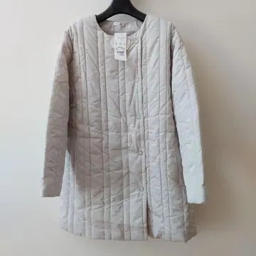 택 포함 새상품 충전솜 퀼팅 코트 M 사이즈