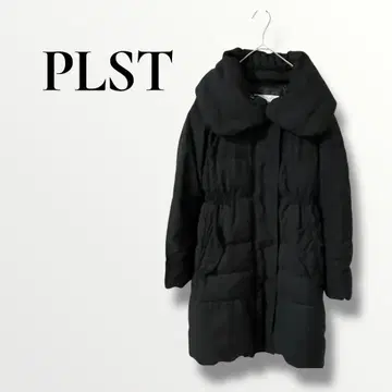 PLST 플라스테 다운 코트 자켓 A라인 여배우 옷깃