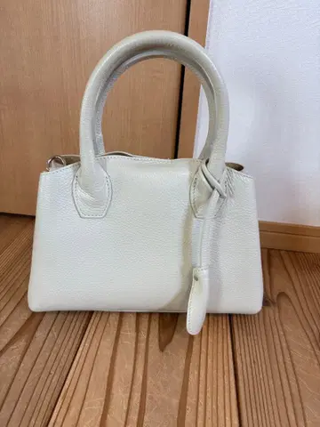 MARCO BIANCHINI 화이트 가죽 숄더백