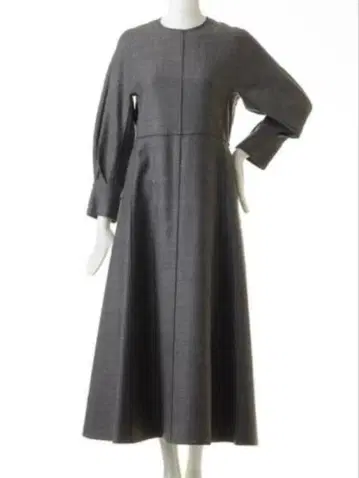 ebure 에브르 스테파니아 울 플레어 원피스 울 원피스