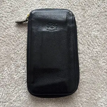 일비종떼 라운드 장지갑 블랙