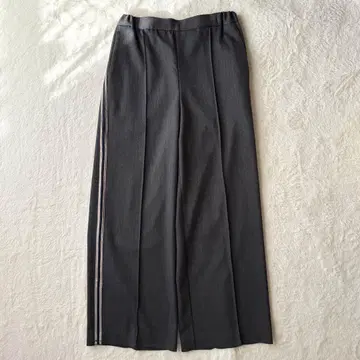 FRAMeWORK 울 MIX 라인 팬츠 그레이 38