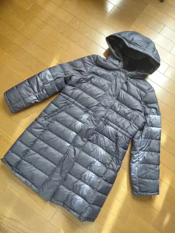 DoCLASSE 다운 네이비 사이즈 XL 후드 코트 롱