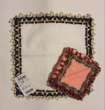 타월 손수건 계란 간장 비빔밥과 나폴리탄 2장 세트