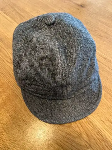 MIGHTY SHINE 숏 브림 캡 멜란지 그레이