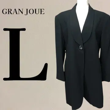 [ 새상품급 ] 그랑조이 GRAN JOUE 일본제 롱 자켓 L 블랙
