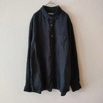 02242-0021-1 60 린넨 레귤러 카라 셔츠