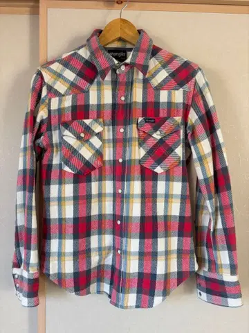 N 할리우드 x Wrangler 플란넬 셔츠 36 ( S size )