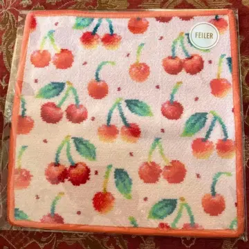 FEILER 러브리 바이 페일러 손수건 체리 도트