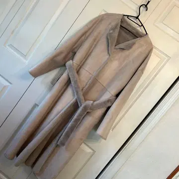 아메리빈티지 인조 모피 리버서블 롱 코트