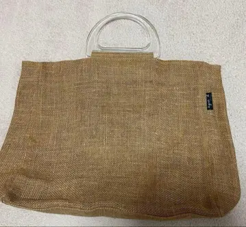 agnes b. 에네스베 린넨 백 새상품급