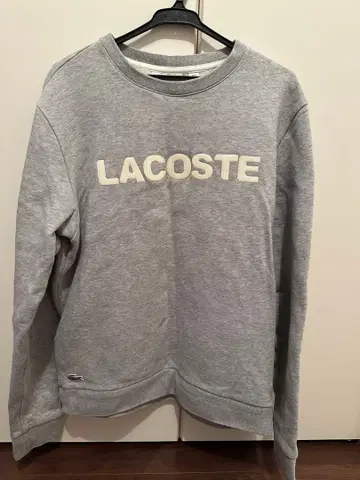 LACOSTE 그레이 트레이닝복 S