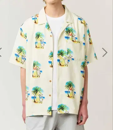 라무쵸프 graniph 알로하 셔츠 L 사이즈