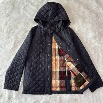 [ 새상품급 ] 매킨토시 런던 퀼팅 코트 체크 무늬 36