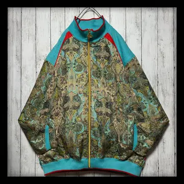 [ 자카드 올 패턴 블루종 트랙 자켓 ] 봄버 자켓 4XL 자수