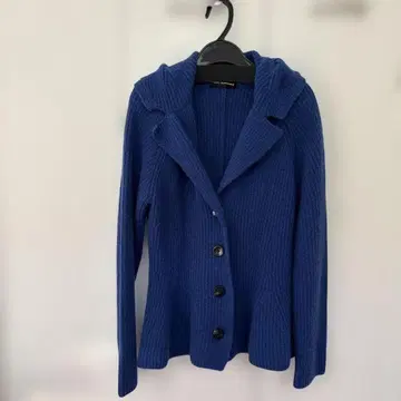 HIROKO KOSHINO 니트 가디건 블루