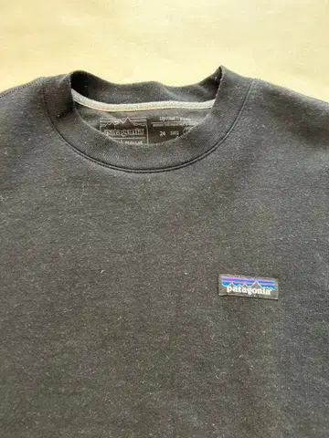 Patagonia 블랙 크루넥 트레이닝복 S