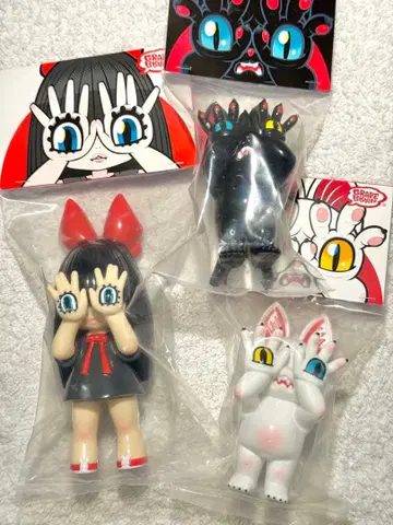 Grape brain 소프트 비닐 니기루짱 오니기리 오드아이 3세트