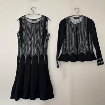 HIROKO BIS 셋업 블랙/화이트