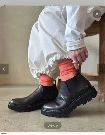 [STURLINI] 사이드 고드레 숏 부츠 사이즈 39