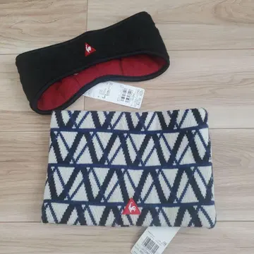 [ 택 포함 새상품 ] le coq sportif 헤드밴드/넥워머