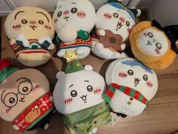 치이카와 크리스마스 봉제 인형 7개 세트