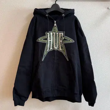 HUF INTERGALACTIC FULL ZIP HOODIE 후드티 별