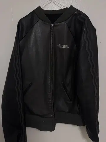 BADWAY 가죽 자켓 블랙