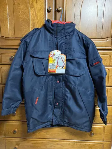 네이비 후드 부착 점퍼 48353 지주도