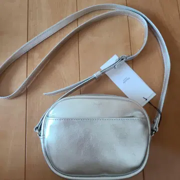 blancie 실버 소가죽 숄더백 파티백