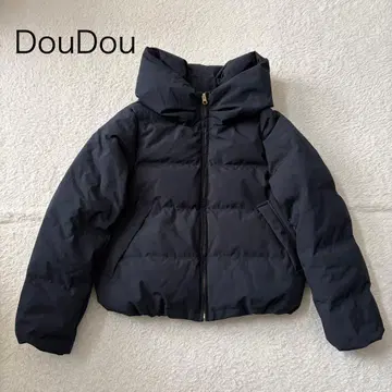 [ 새상품급 ] DouDou 다운 자켓 네이비 숄카라 38