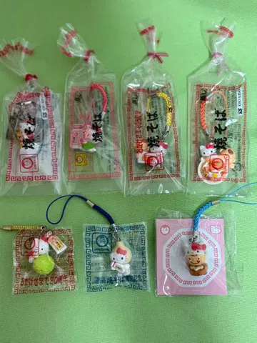 키티 마루짱 세이멘 콜라보 스트랩