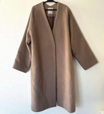 JEANASIS 브라운 베이지 롱 코트