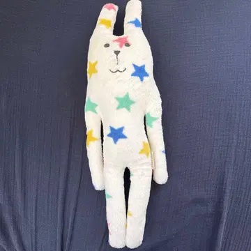별 패턴 토끼 봉제 인형
